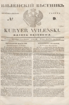 Vilenskìj Věstnik'' : officìal'naâ gazeta = Kuryer Wileński : gazeta urzędowa. 1846, № 9 (1 lutego)