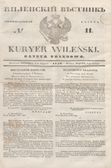 Vilenskìj Věstnik'' : officìal'naâ gazeta = Kuryer Wileński : gazeta urzędowa. 1846, № 11 (8 lutego)