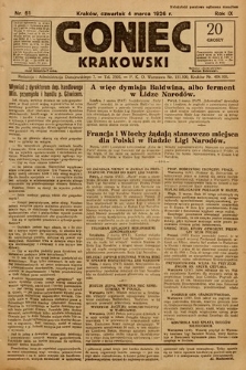 Goniec Krakowski. 1926, nr 51