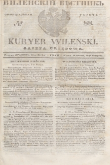 Vilenskìj Věstnik'' : officìal'naâ gazeta = Kuryer Wileński : gazeta urzędowa. 1846, № 88 (12 listopada)
