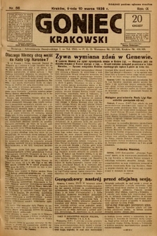 Goniec Krakowski. 1926, nr 56
