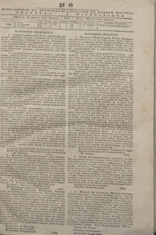 Pribavlenìe k˝ Vilenskomu Věstniku = Dodatek do gazety Kuryera Wileńskiego. 1843, N 6 (12 stycznia)