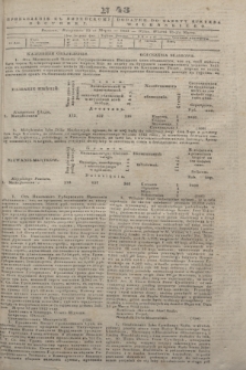 Pribavlenìe k˝ Vilenskomu Věstniku = Dodatek do gazety Kuryera Wileńskiego. 1843, N 43 (23 marca)