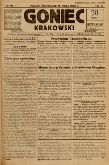 Goniec Krakowski. 1926, nr 61