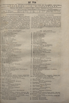 Pribavlenìe k˝ Vilenskomu Věstniku = Dodatek do gazety Kuryera Wileńskiego. 1843, N 99 (9 lipca)