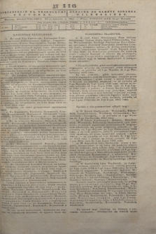 Pribavlenìi k˝ Vilenskomu Věstniku = Dodatek do gazety Kuryera Wileńskiego. 1843, N 116 (23 sierpnia)