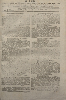 Pribavlenìj k˝ Vilenskomu Věstniku = Dodatek do gazety Kuryera Wileńskiego. 1843, N 120 (3 września)