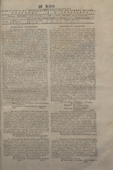 Pribavlenìâ​ k˝ Vilenskomu Věstniku = Dodatek do gazety Kuryera Wileńskiego. 1843, N 136 (15 października)