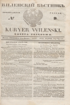 Vilenskìj Věstnik'' : officìal'naâ gazeta = Kuryer Wileński : gazeta urzędowa. 1847, № 9 (31 stycznia)
