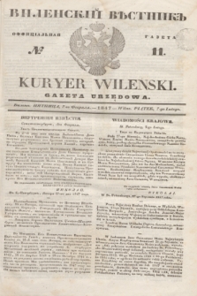 Vilenskìj Věstnik'' : officìal'naâ gazeta = Kuryer Wileński : gazeta urzędowa. 1847, № 11 (7 lutego)