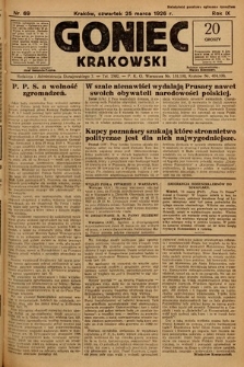 Goniec Krakowski. 1926, nr 69