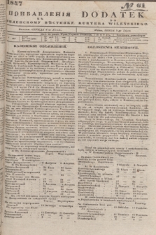 Pribavlenìâ k˝ Vilenskomu Věstniku = Dodatek do Kuryera Wileńskiego. 1847, № 61 (9 lipca)