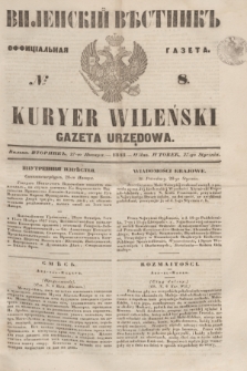Vilenskìj Věstnik'' : officìal'naâ gazeta = Kuryer Wileński : gazeta urzędowa. 1848, № 8 (27 stycznia)