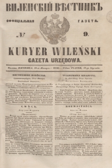 Vilenskìj Věstnik'' : officìal'naâ gazeta = Kuryer Wileński : gazeta urzędowa. 1848, № 9 (30 stycznia)