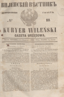 Vilenskìj Věstnik'' : officìal'naâ gazeta = Kuryer Wileński : gazeta urzędowa. 1848, № 11 (6 lutego)