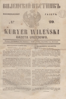 Vilenskìj Věstnik'' : officìal'naâ gazeta = Kuryer Wileński : gazeta urzędowa. 1848, № 29 (9 kwietnia)