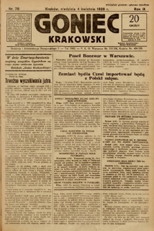Goniec Krakowski. 1926, nr 78