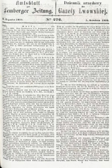 Amtsblatt zur Lemberger Zeitung = Dziennik Urzędowy do Gazety Lwowskiej. 1859, nr 276