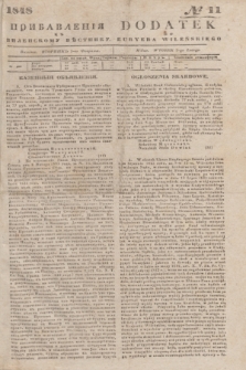 Pribavlenìâ k˝ Vilenskomu Věstniku = Dodatek do Kuryera Wileńskiego. 1848, № 11 (3 lutego)