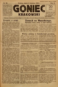 Goniec Krakowski. 1926, nr 80