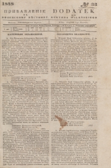 Pribavlenìe k˝ Vilenskomu Věstniku = Dodatek do Kuryera Wileńskiego. 1848, № 33 (9 kwietnia)