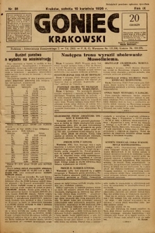 Goniec Krakowski. 1926, nr 81