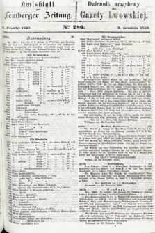 Amtsblatt zur Lemberger Zeitung = Dziennik Urzędowy do Gazety Lwowskiej. 1859, nr 280