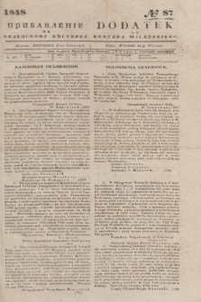 Pribavlenìe k˝ Vilenskomu Věstniku = Dodatek do Kuryera Wileńskiego. 1848, № 87 (14 września)