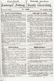 Amtsblatt zur Lemberger Zeitung = Dziennik Urzędowy do Gazety Lwowskiej. 1859, nr 282