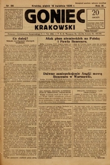 Goniec Krakowski. 1926, nr 86
