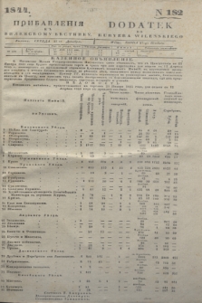 Pribavlenìâ k˝ Vilenskomu Věstniku = Dodatek do Kuryera Wileńskiego. 1844, N 182 (27 grudnia)