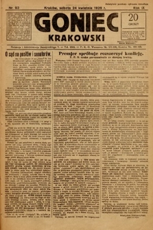 Goniec Krakowski. 1926, nr 93