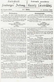 Amtsblatt zur Lemberger Zeitung = Dziennik Urzędowy do Gazety Lwowskiej. 1859, nr 294