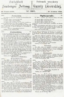Amtsblatt zur Lemberger Zeitung = Dziennik Urzędowy do Gazety Lwowskiej. 1859, nr 297