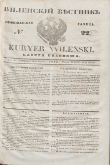 Vilenskìj Věstnik'' : officìal'naâ gazeta = Kuryer Wileński : gazeta urzędowa. 1845, № 22 (16 marca)