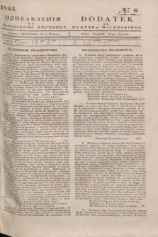 Pribavlenìâ k˝ Vilenskomu Věstniku = Dodatek do Kuryera Wileńskiego. 1845, № 6 (12 stycznia)