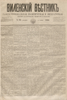 Vilenskìj Věstnik'' : gazeta official'naâ, političeskaâ i literaturnaâ. 1864, N. 99 (1 września)