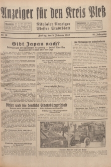 Anzeiger für den Kreis Pleß : Nikolaier Anzeiger : Plesser Stadtblatt. Jg.81, Nr. 16 (5 Februar 1932)