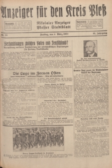 Anzeiger für den Kreis Pleß : Nikolaier Anzeiger : Plesser Stadtblatt. Jg.81, Nr. 28 (4 März 1932)