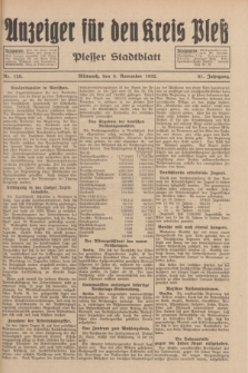 Anzeiger für den Kreis Pleß : Plesser Stadtblatt. Jg.81, Nr. 129 (9 November 1932)