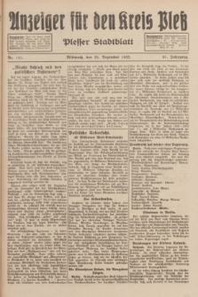 Anzeiger für den Kreis Pleß : Plesser Stadtblatt. Jg.81, Nr. 141 (21 Dezember 1932)