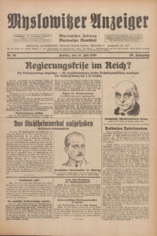 Anzeiger für den Kreis Pleß : Nikolaier Anzeiger : Plesser Stadtblatt. Jg.79, Nr. 86 (18 Juli 1930)