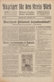 Anzeiger für den Kreis Pleß : Nikolaier Anzeiger : Plesser Stadtblatt. Jg.79, Nr. 106 (3 September 1930)