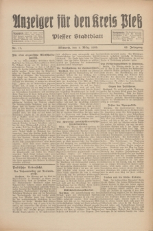 Anzeiger für den Kreis Pleß : Plesser Stadtblatt. Jg.82, Nr. 17 (1 März 1933)
