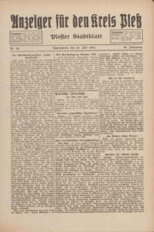 Anzeiger für den Kreis Pleß : Plesser Stadtblatt. Jg.82, Nr. 60 (29 Juli 1933)