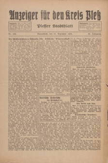 Anzeiger für den Kreis Pleß : Plesser Stadtblatt. Jg.82, Nr. 103 (31 Dezember 1933)