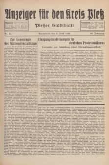 Anzeiger für den Kreis Pleß : Plesser Stadtblatt. Jg.83, Nr. 43 (2 Juni 1934)