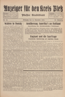 Anzeiger für den Kreis Pleß : Plesser Stadtblatt. Jg.83, Nr. 89 (14 November 1934)