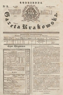 Codzienna Gazeta Krakowska. 1832, nr 9 |PDF|