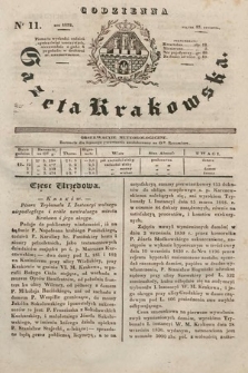 Codzienna Gazeta Krakowska. 1832, nr 11 |PDF|